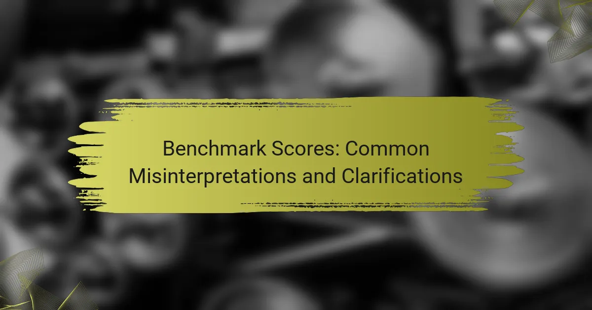 Benchmark Scores: Common Misinterpretations and Clarifications